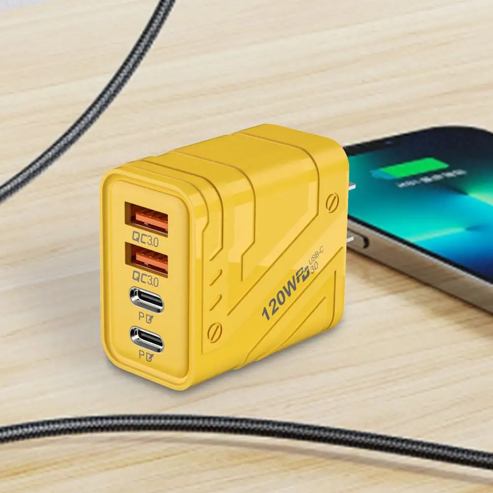 4-Port USB-C Wall Charger 12W Multi-Port Block 15 kf Sd5b9fc3d2beb4f5aa4902b038c36d0ffb