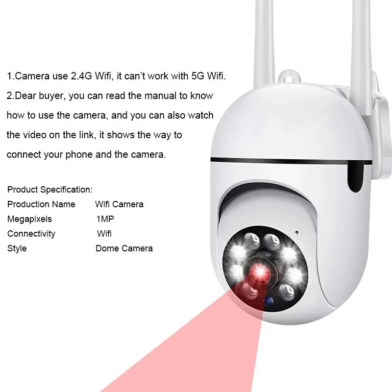 Security Camera Outdoor WiFi PTZ 1080P IP Surveillance Camera with 4X Zoom and Two-Way Audio 22 kf Se1d946e6e362432691d1abe3698f60e1Q