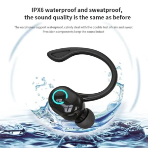 Bluetooth Earbuds Ear-Hook Single Wireless Headphone with HD Mic for Sports and Music 8 Bluetooth Earbuds Ear-Hook Single Wireless Headphone with HD Mic for Sports and Music - Image 3