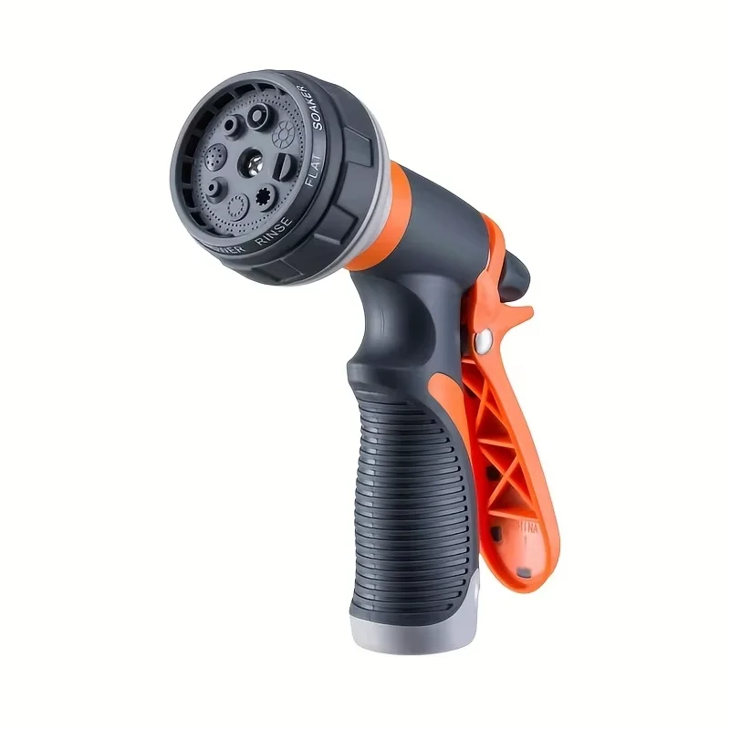 Garden Hose Nozzle 8-Mode High Pressure Spray with Durable Non-Slip Handle for Lawn, Garden, and Car Wash 17 kf S2f4d8836c5414feab91535c98767fbfbW