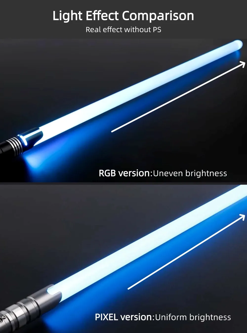 Neopixel Lightsaber RGB Smooth Swing Heavy Dueling Jedi Sword for Cosplay and Combat 20 kf S638a79b692ac4f9c8431badef473fa8cf