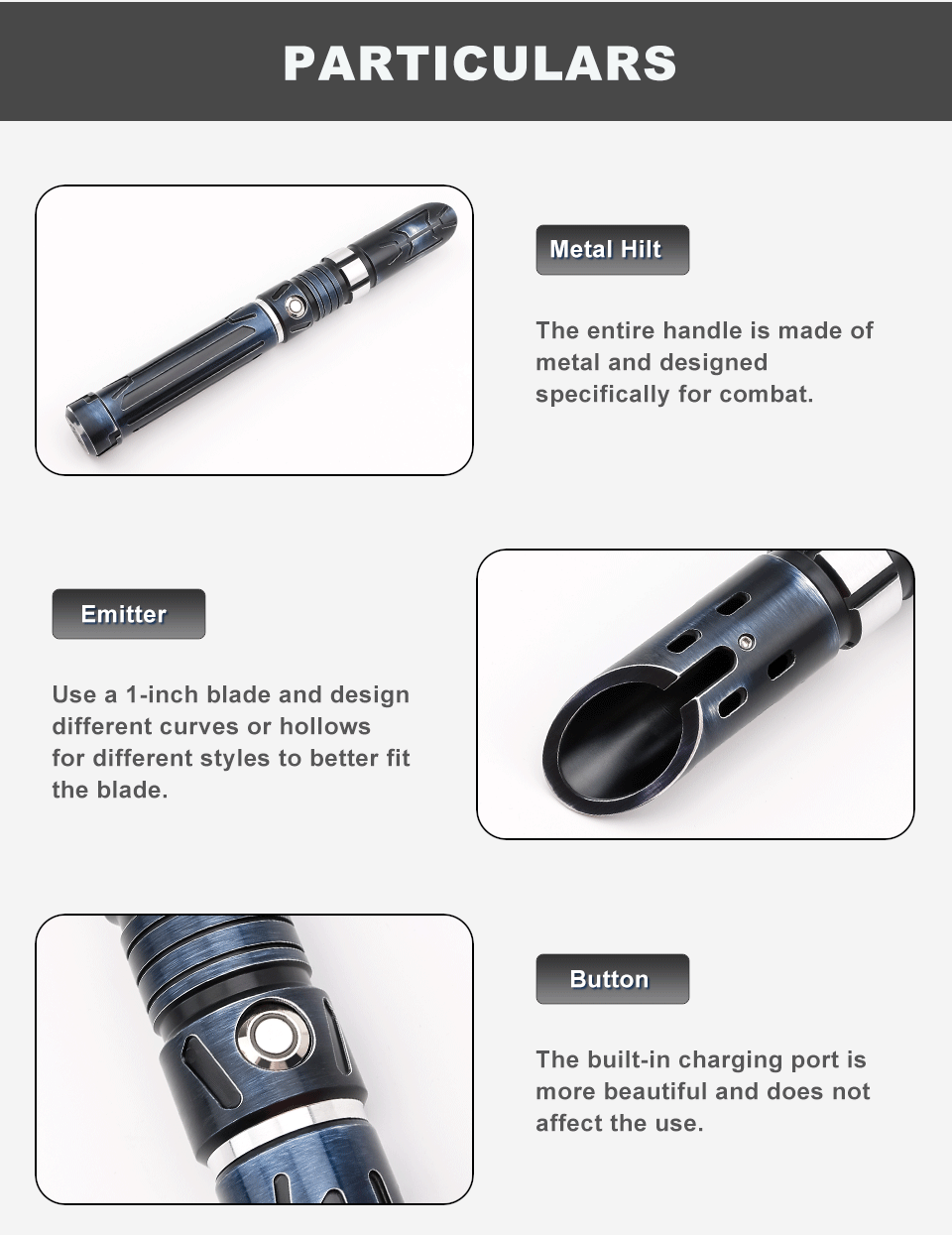 Neopixel Lightsaber RGB Smooth Swing Heavy Dueling Jedi Sword for Cosplay and Combat 22 kf S9f17a755555643cd8561f4b6fe323290z