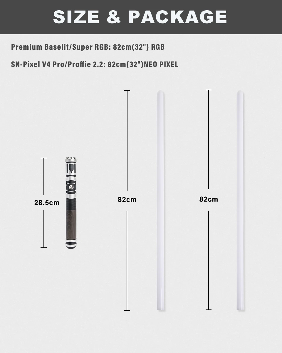 Neopixel Lightsaber RGB Smooth Swing Heavy Dueling Jedi Sword for Cosplay and Combat 24 kf S9fb02390f16c444a82221b57d2ee3dc5v