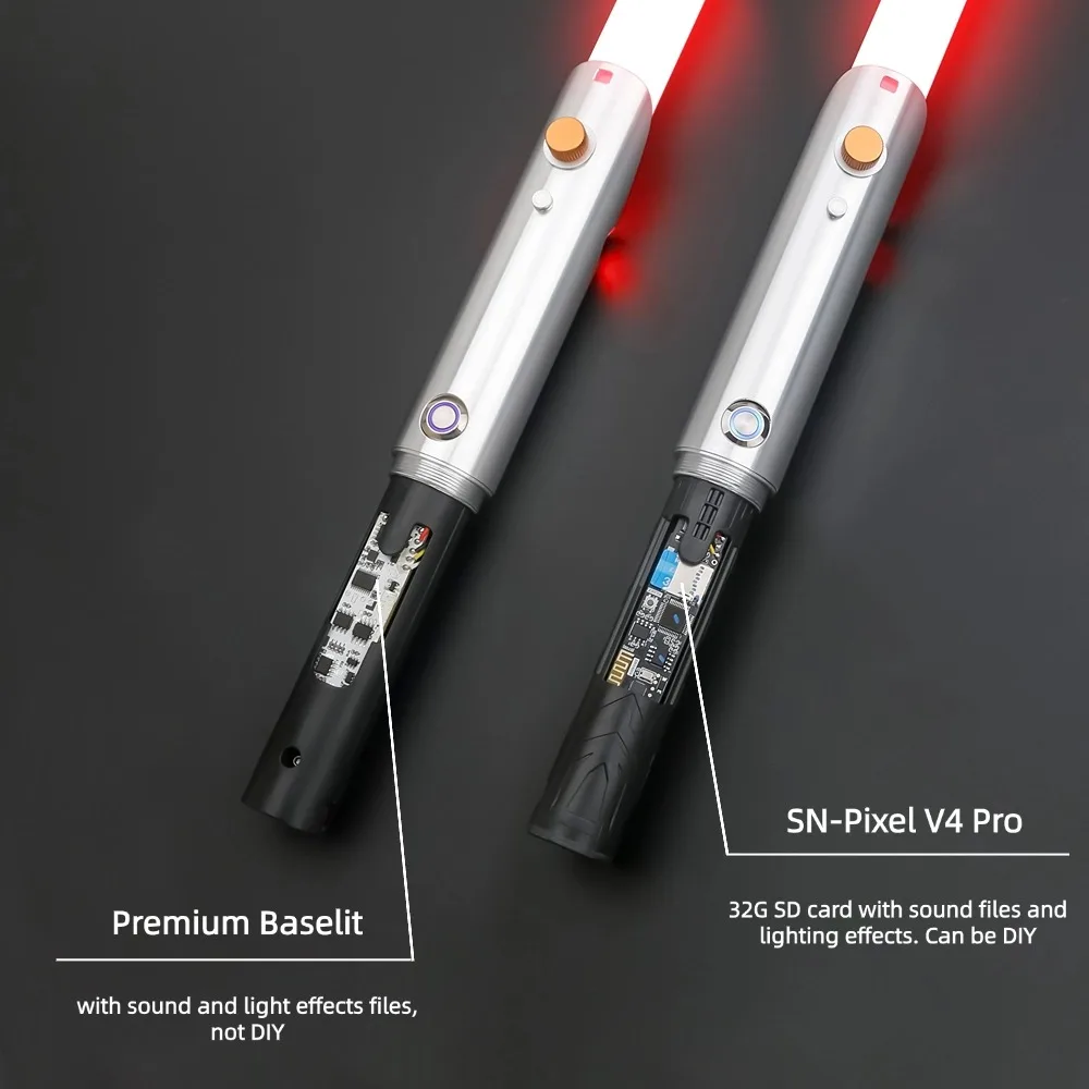 Neopixel Lightsaber RGB Smooth Swing Heavy Dueling Jedi Sword for Cosplay and Combat 18 kf Saa7ca2a65a9543ff8c8c7782755e4966S